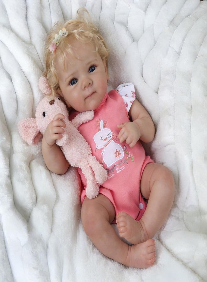 KSBD Reborn Baby Dolls 20 Inch Girl Doll - Realistic Newborn Real Life Baby Dolls, Soft Silicone Vinyl Real Baby Doll with Hand-Painted Details for Kids, Girls & Collectors - Image 2