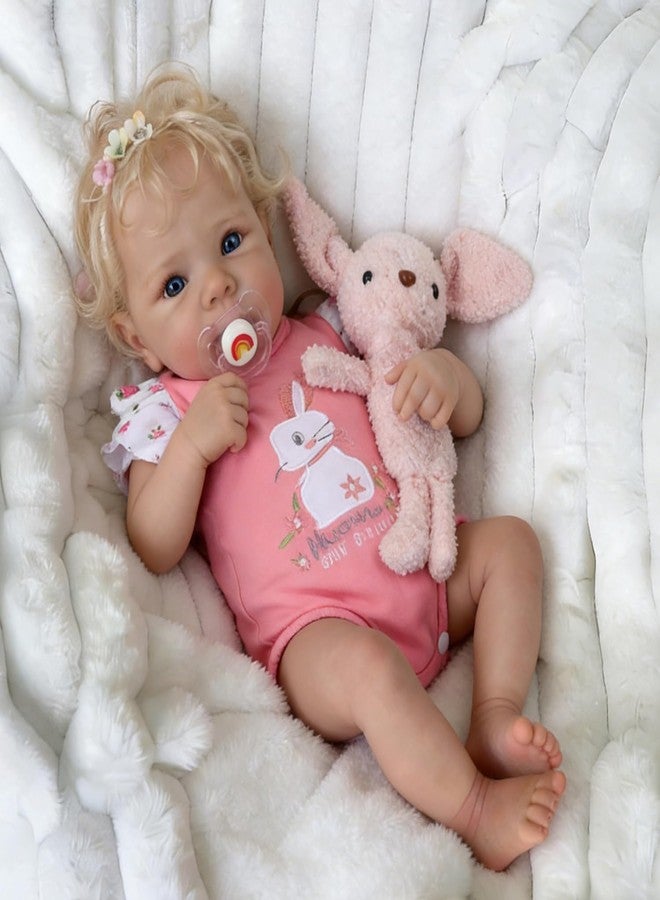KSBD Reborn Baby Dolls 20 Inch Girl Doll - Realistic Newborn Real Life Baby Dolls, Soft Silicone Vinyl Real Baby Doll with Hand-Painted Details for Kids, Girls & Collectors - Image 1