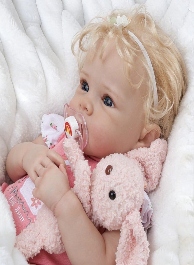KSBD Reborn Baby Dolls 20 Inch Girl Doll - Realistic Newborn Real Life Baby Dolls, Soft Silicone Vinyl Real Baby Doll with Hand-Painted Details for Kids, Girls & Collectors - Image 4