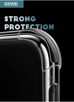 IDEWEI Samsung Galaxy S24 FE 5G Case, Designed for Samsung S24 FE Case with Four Corner Anti-Fall Airbags, Slim Flexible TPU Rubber Soft Silicone Anti Slip Case Cover Fit for Samsung Galaxy S24 FE (Clear)  - Image 5