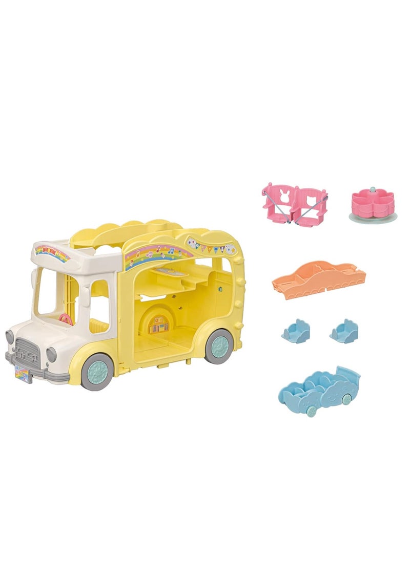 Sylvanian Families - Sylvanian Families - Rainbow Fun Nursery Bus - Image 1
