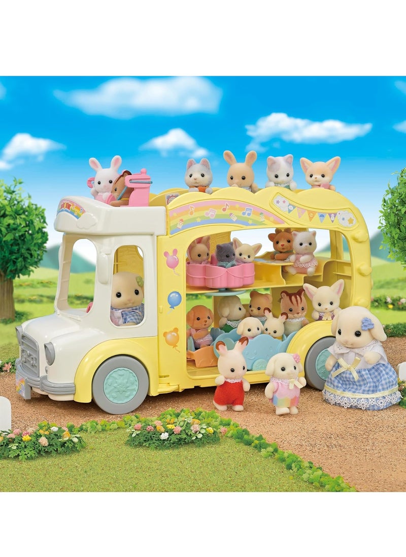 Sylvanian Families - Sylvanian Families - Rainbow Fun Nursery Bus - Image 1