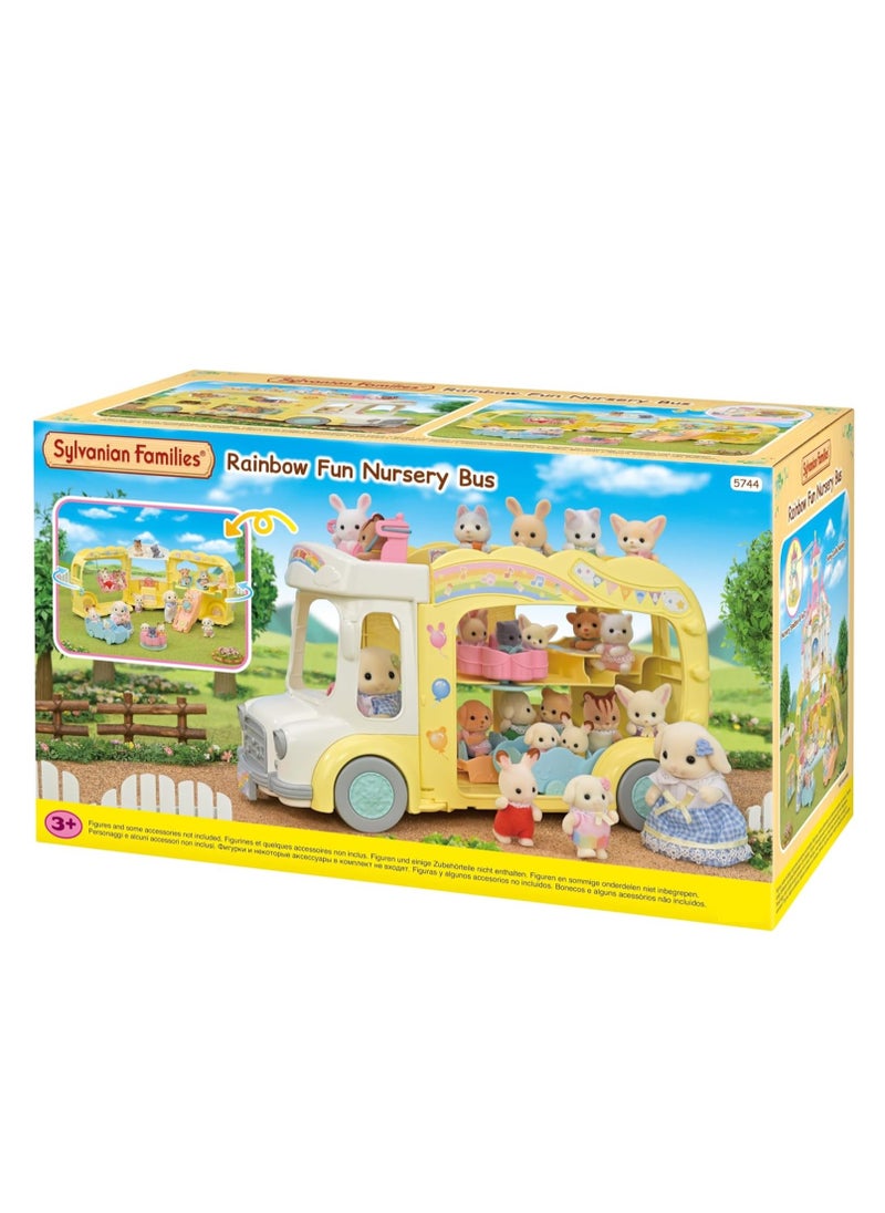 Sylvanian Families - Sylvanian Families - Rainbow Fun Nursery Bus - Image 1