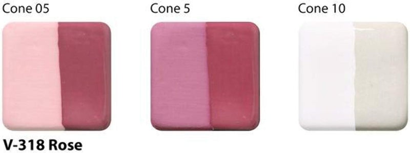 Amaco Velvet Underglaze  Rose V318  2oz Jar - Image 2