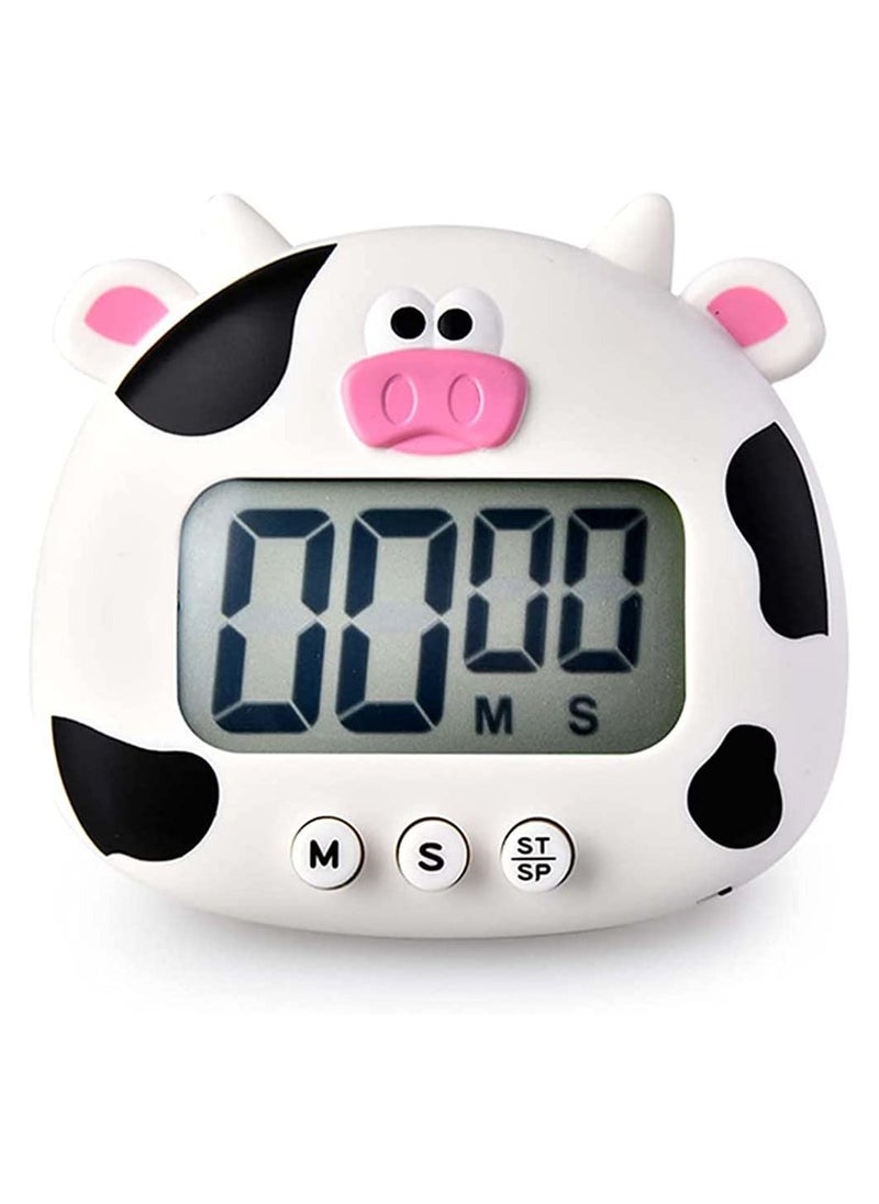 Excefore Kitchen Timer, White   Cartoon Animal Countdown Timer, Magnetic Digital Cooking Timer, Hangable Alarm Clock With Stand, Used For Cooking And Baking Sports Games  - Image 1