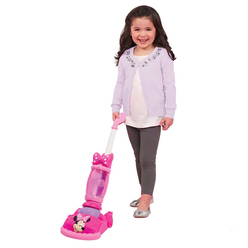 Minnie Disney Junior Minnie Mouse Twinkle Bows Play Vacuum with Lights and Realistic Sounds, Kids Toys for Ages 3 Up by Just Play - Image 2