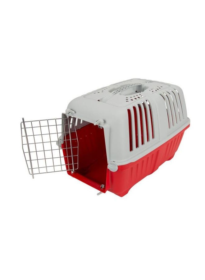Pratiko Travel Carrier Cage Red
