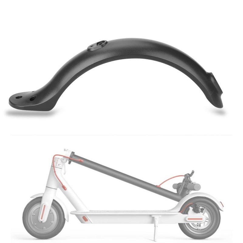 Rear Wheel Mudguard: Black Plastic Fender - Easy To Assemble Durable Accessory for Xiaomi Mijia M365 Electric Scooter - Image 4