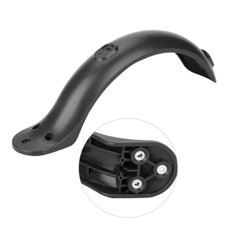 Rear Wheel Mudguard: Black Plastic Fender - Easy To Assemble Durable Accessory for Xiaomi Mijia M365 Electric Scooter - Image 1