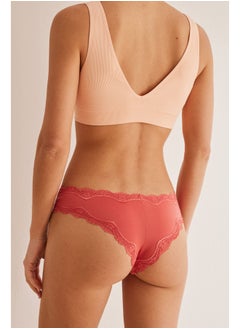 women'secret lace microfiber Brazilian panties 