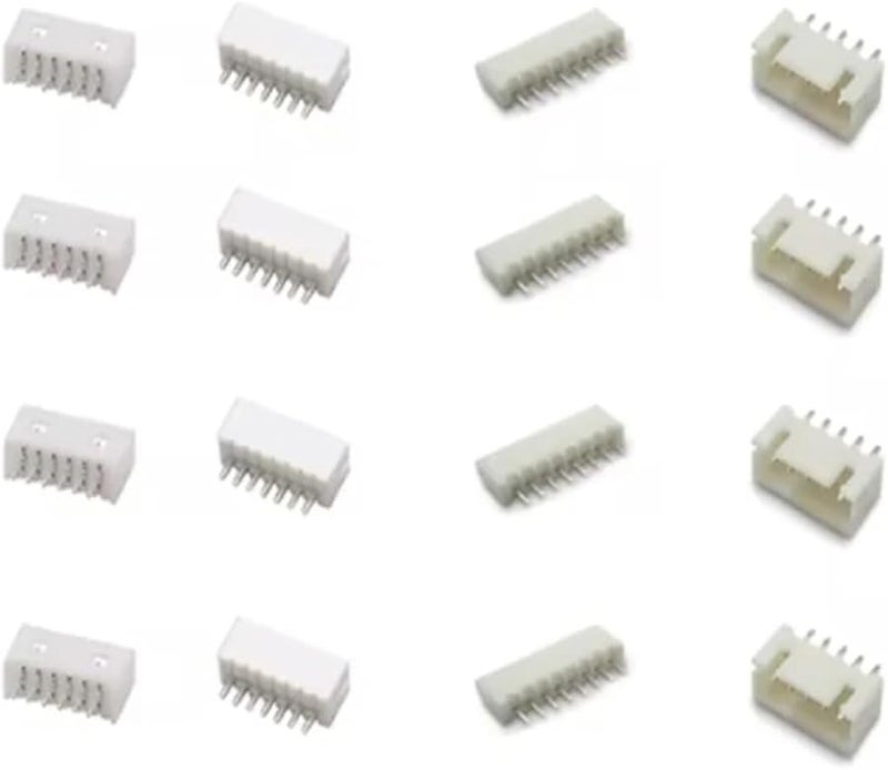 Straight Needle 1 25mm 4 Pin Horizontal Vertical Connector Housing Case 10 Pieces - Image 1