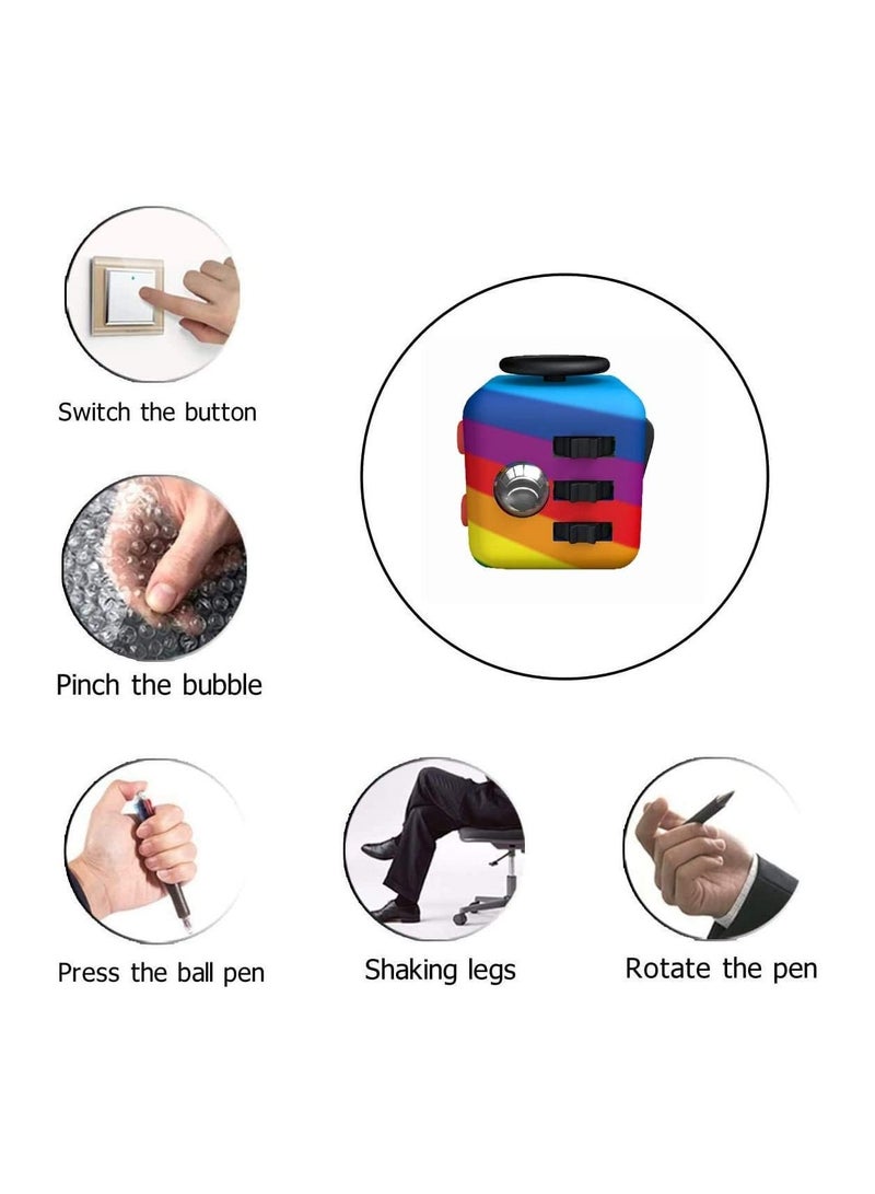 Cool Baby Educational Toys & Games Decompression Rubik's Cube Toy Fidget Toy Magic Cube Camouflage Decompression Anti-stress Educational Toys  - Image 2