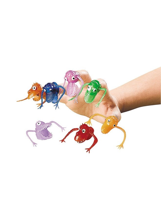 Fun Express Neon Finger Puppets - Assorted Colors - 72 Pieces - Image 1