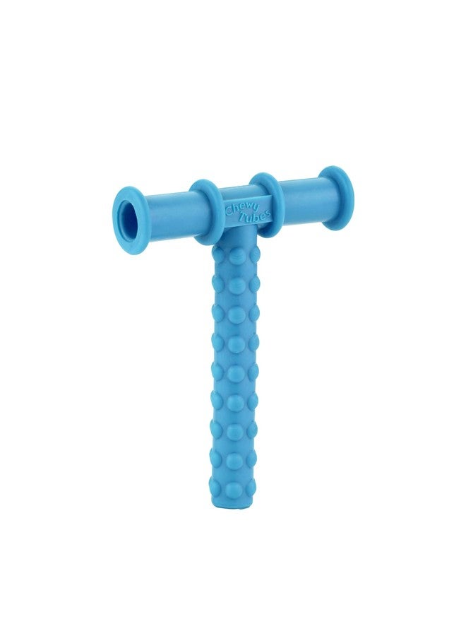 MJ Talk Tools® Opt (Oral Placement Therapy) Chewy Tube| Non-Toxic Biting Toy for Effective Oral Sensory Therapy | Texture Chewing Tube for Autism | Teether for Children and Adults (Blue + Red) - Image 2