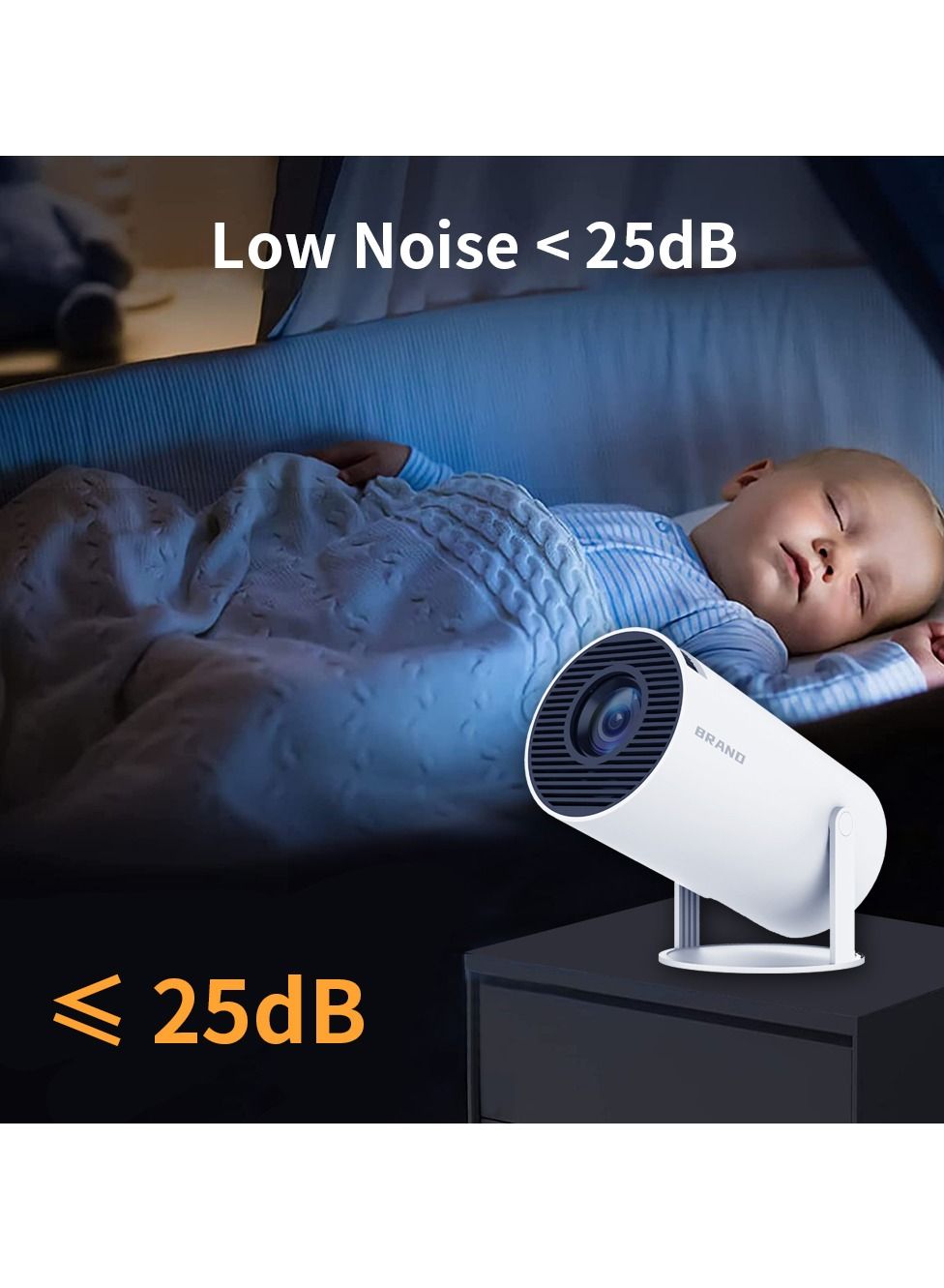 Portable Projector Pocket 5G WIFI Android11.0 Support 130 Inches Home Theater Full HD for Indoor Outdoor Home Birthday Gift Compatible with TV Stick/HDMI/USB/PS5/iOS/PS4 image 14