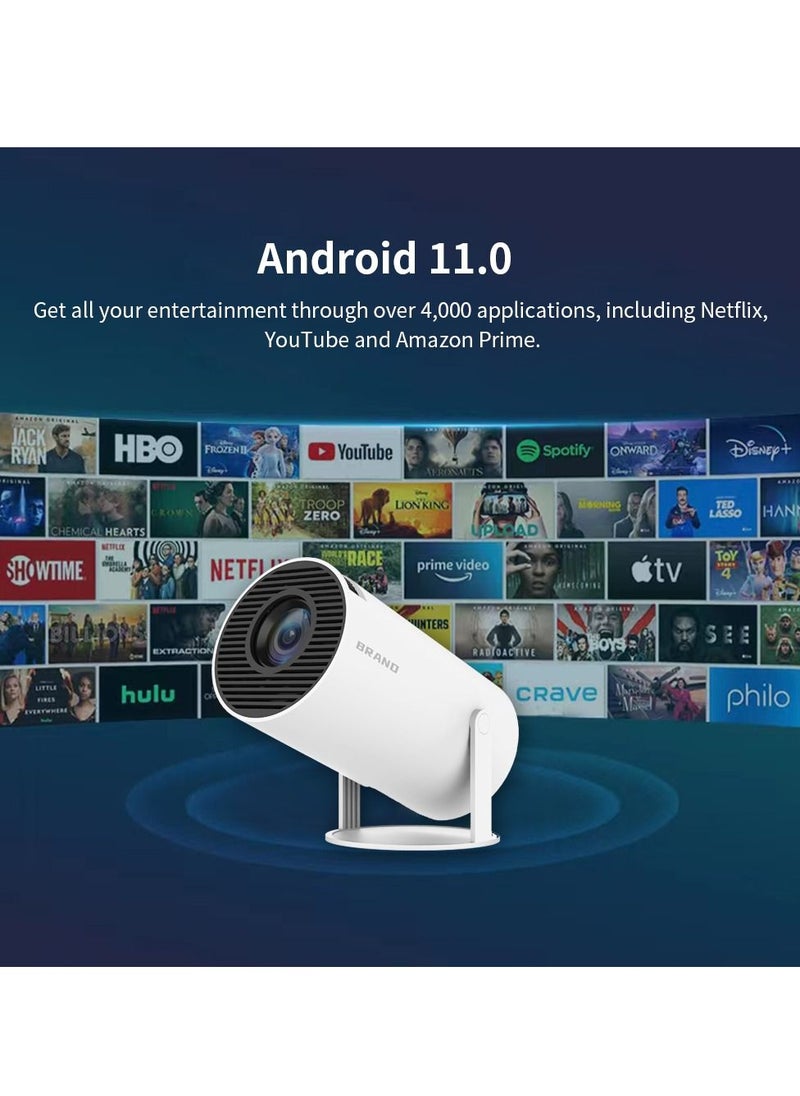 Portable Projector Pocket 5G WIFI Android11.0 Support 130 Inches Home Theater Full HD 1080P for Indoor Outdoor Home Birthday Gift Compatible with TV Stick/HDMI/USB/PS5/iOS/PS4 - pzsku/ZA9FD2265ED8EF1C8A4C2Z/45/_/1680025040/5bf10a6d-0c71-466b-9600-2cafac85207a