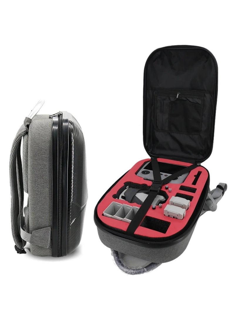 AROAQ Drone Backpack For DJI Mini 4 Pro Waterproof Travel Case Hard Shell Storage Case For DJI Mini 4 Pro RC2/RC-N2 Accessories  - Image 2