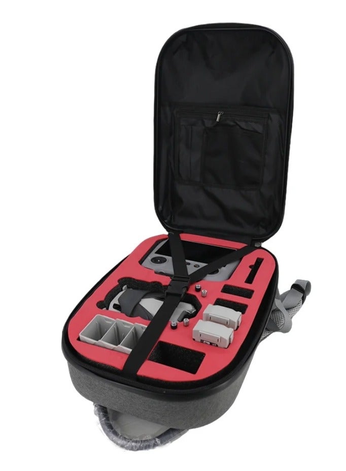 AROAQ Drone Backpack For DJI Mini 4 Pro Waterproof Travel Case Hard Shell Storage Case For DJI Mini 4 Pro RC2/RC-N2 Accessories  - Image 3