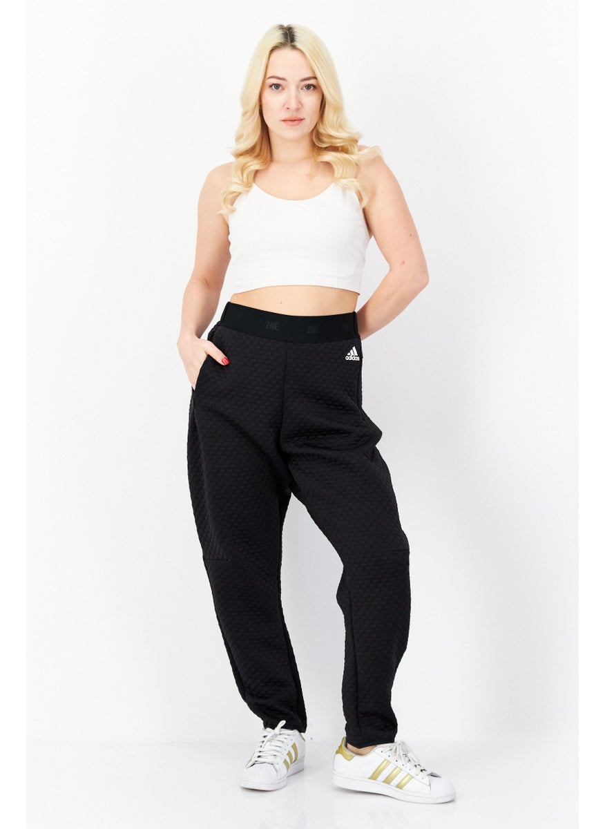 Adidas Women ZNE Sportswear Fit Training Sweatpants, Black  - Image 3