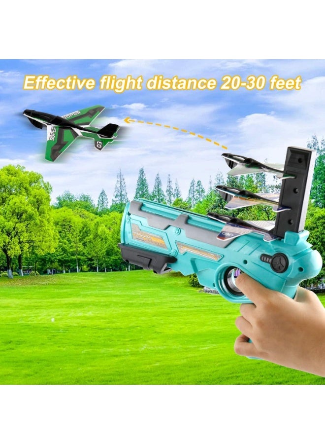 MAGIC VAULT Airplane Launcher Gun, Catapult Plane Gun, Safe and Fun Shooting Guns for Kids, Paper Foam Gliders for Quick and Easy Operation, Nearly Unbreakable Plastic for Kids - Image 4