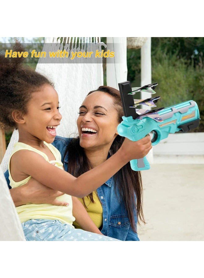 MAGIC VAULT Airplane Launcher Gun, Catapult Plane Gun, Safe and Fun Shooting Guns for Kids, Paper Foam Gliders for Quick and Easy Operation, Nearly Unbreakable Plastic for Kids - Image 2