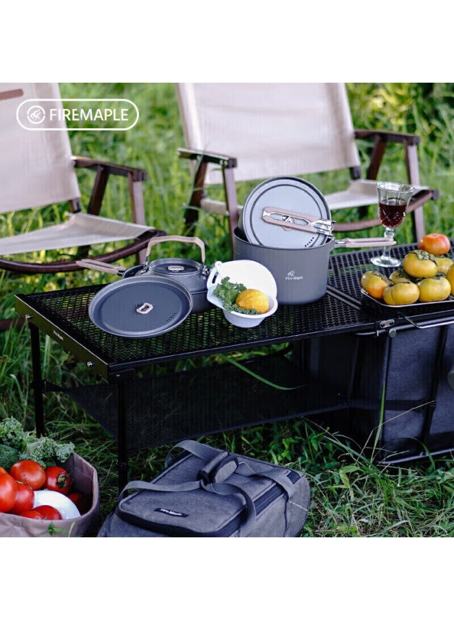 Fire-maple Feast Special Edition 4-piece Pot Set With Large Storage Bag, Stove Head, Self-driving Camping, Outdoor Camping Complete Equipment - Image 2