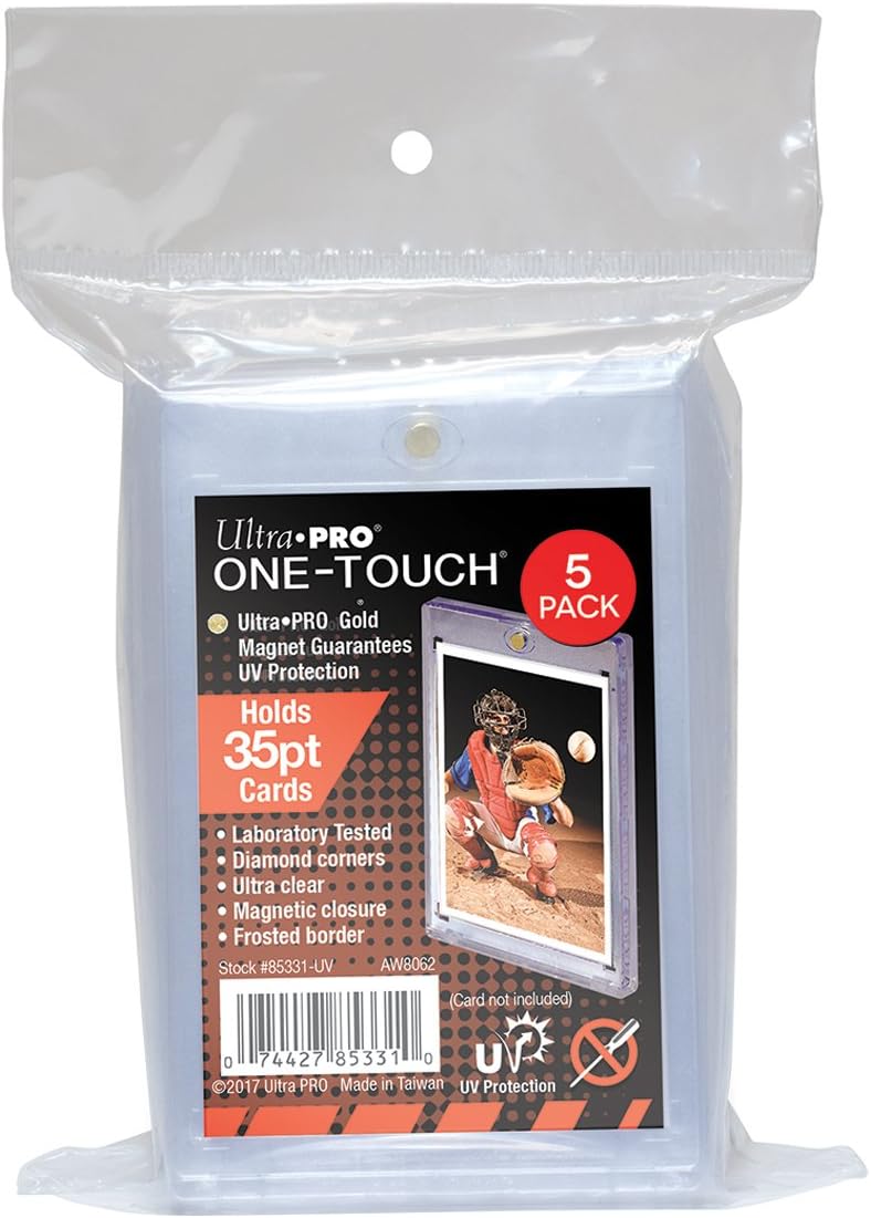 Ultra PRO 35-Point ONE-Touch Magnetic Trading Card Holder - Pack of 5 - Image 2
