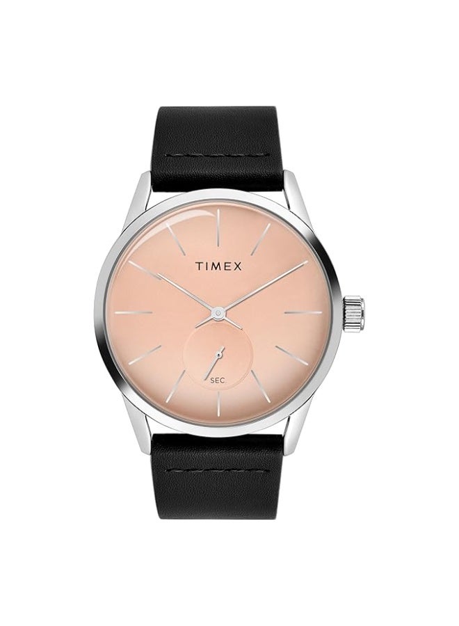 TIMEX Analog Watch for Men with Round Dial & Water Resistant Man's Wrist Watches - Image 1