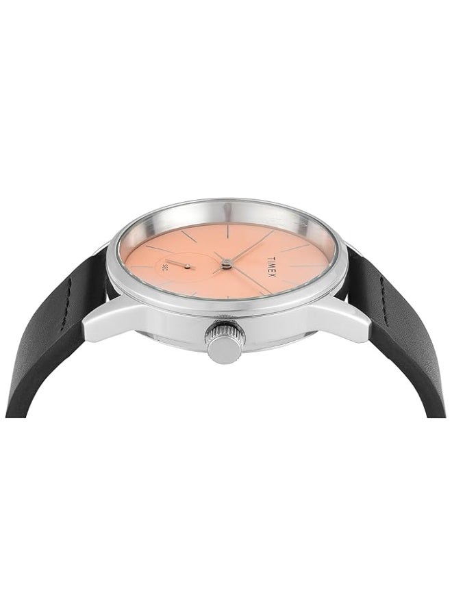 TIMEX Analog Watch for Men with Round Dial & Water Resistant Man's Wrist Watches - Image 2