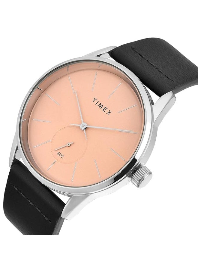 TIMEX Analog Watch for Men with Round Dial & Water Resistant Man's Wrist Watches - Image 4