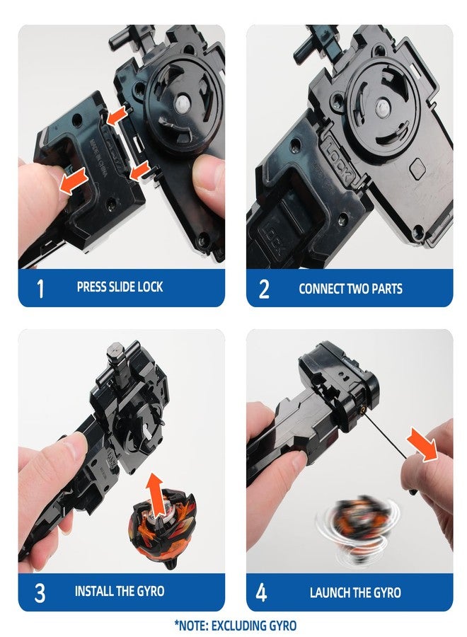 AIBREAY X String Launch and Grip, 2-Modes for Faster Launch, Only Compatible with X Right Tops (Black) - Image 4