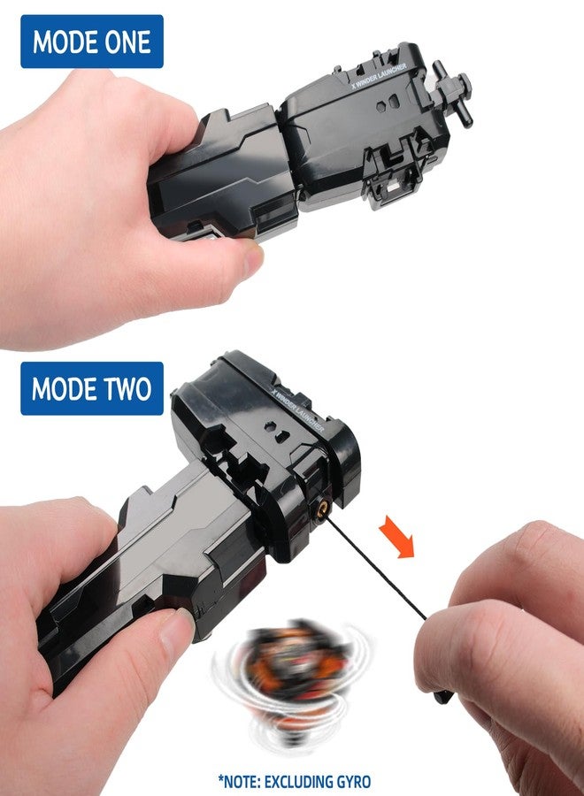 AIBREAY X String Launch and Grip, 2-Modes for Faster Launch, Only Compatible with X Right Tops (Black) - Image 3