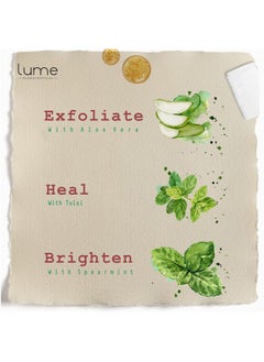 Lume By Paragon Beauty Garden Neem & Tulsi Rinse Facewash | Microencapsulated | For Acne And Congestion (100 Gram)  - Image 3