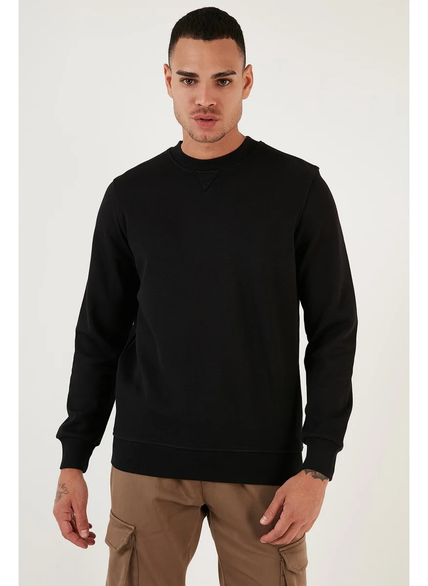 Buratti Cotton Regular Fit Crew Neck Sweat Men's Sweat 5905453