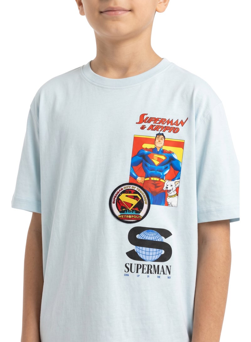 Warner Bros. Superman & Krypto Teen Boys’ Oversized Graphic T-Shirt – Casual Relaxed Fit Tee - Image 3