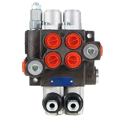 findmall 2 Spool 11GPM 3625PSI Hydraulic Directional Control Valve, SAE Ports Double Acting Valve for Small Tractors, Tractors, Loaders, Log Splitter - Image 3