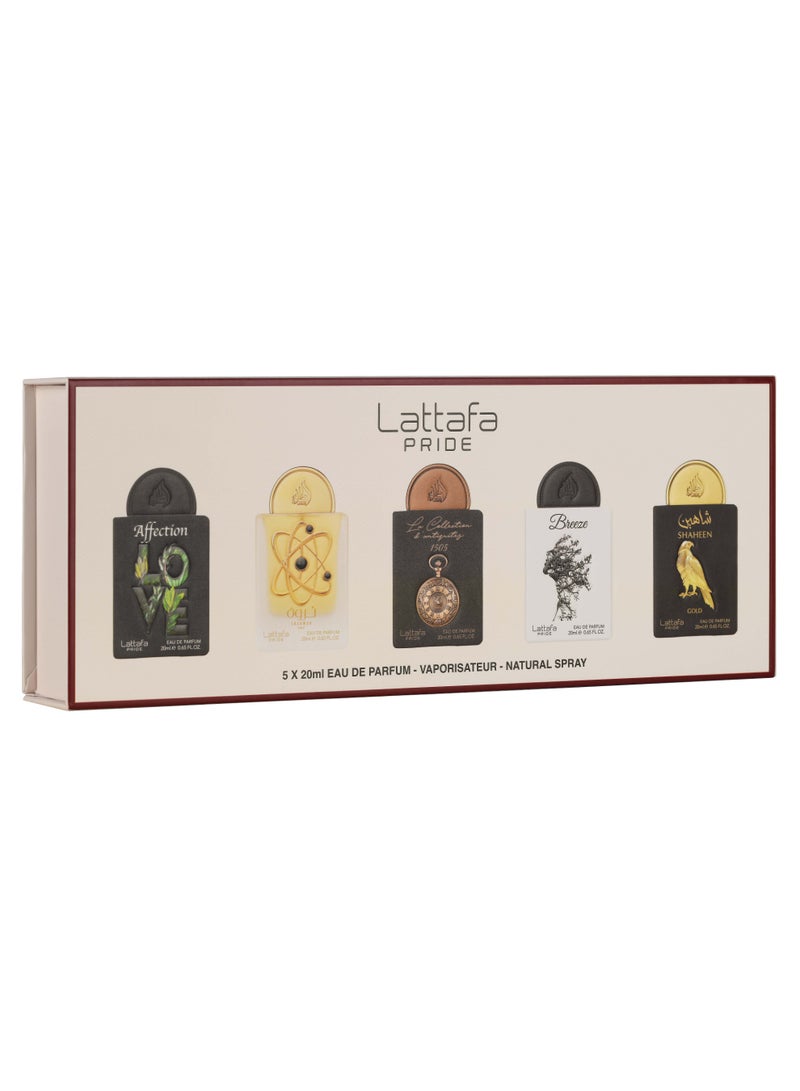 Lattafa Pride 1 x 5  Piece Giftset Collection 1 - 20*5 ml