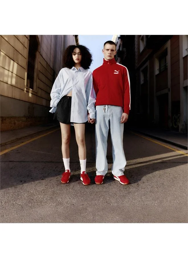 Puma PUMA Red-PUMA White Easy Rider Vintage Sneakers Unisex for Men | Best Price UAE