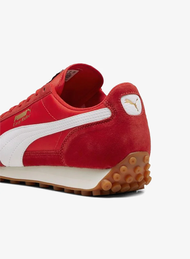 Puma PUMA Red-PUMA White Easy Rider Vintage Sneakers Unisex for Men | Best Price UAE
