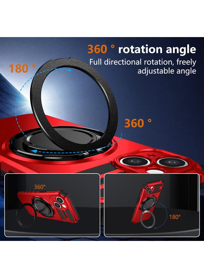 S-TOP Case For iPhone 14 Plus Rotating Magnetic Holder Phone Case - Image 4