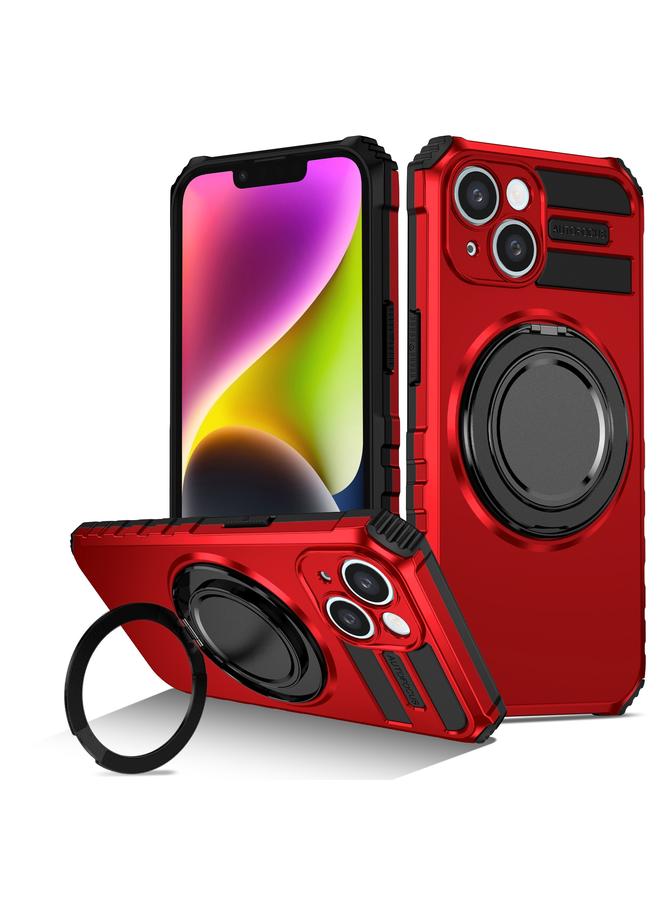 S-TOP Case For iPhone 14 Plus Rotating Magnetic Holder Phone Case - Image 1