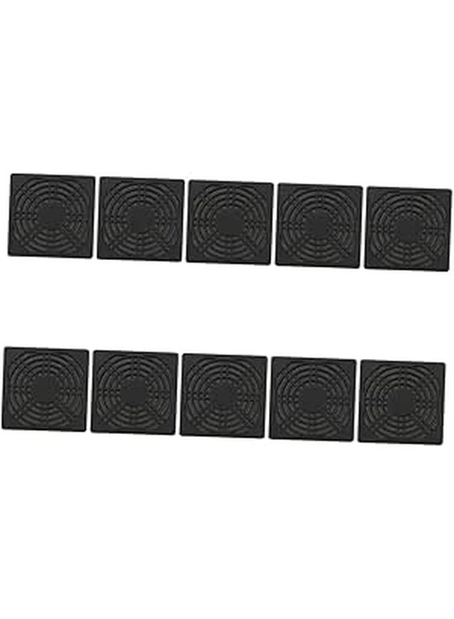 10 Pcs PC Case Fan Mesh Easy Install High Performance Airflow Filter - Image 1