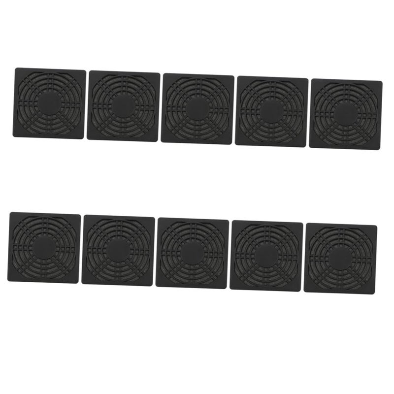 10 Pcs PC Case Fan Mesh Easy Install High Performance Airflow Filter - Image 2
