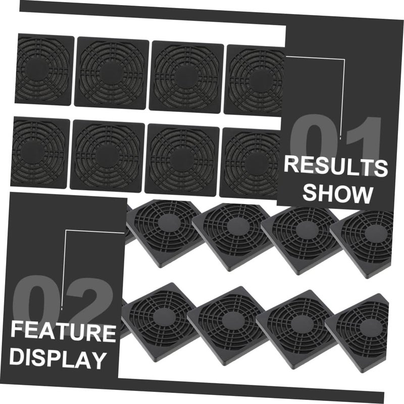 10 Pcs PC Case Fan Mesh Easy Install High Performance Airflow Filter - Image 5