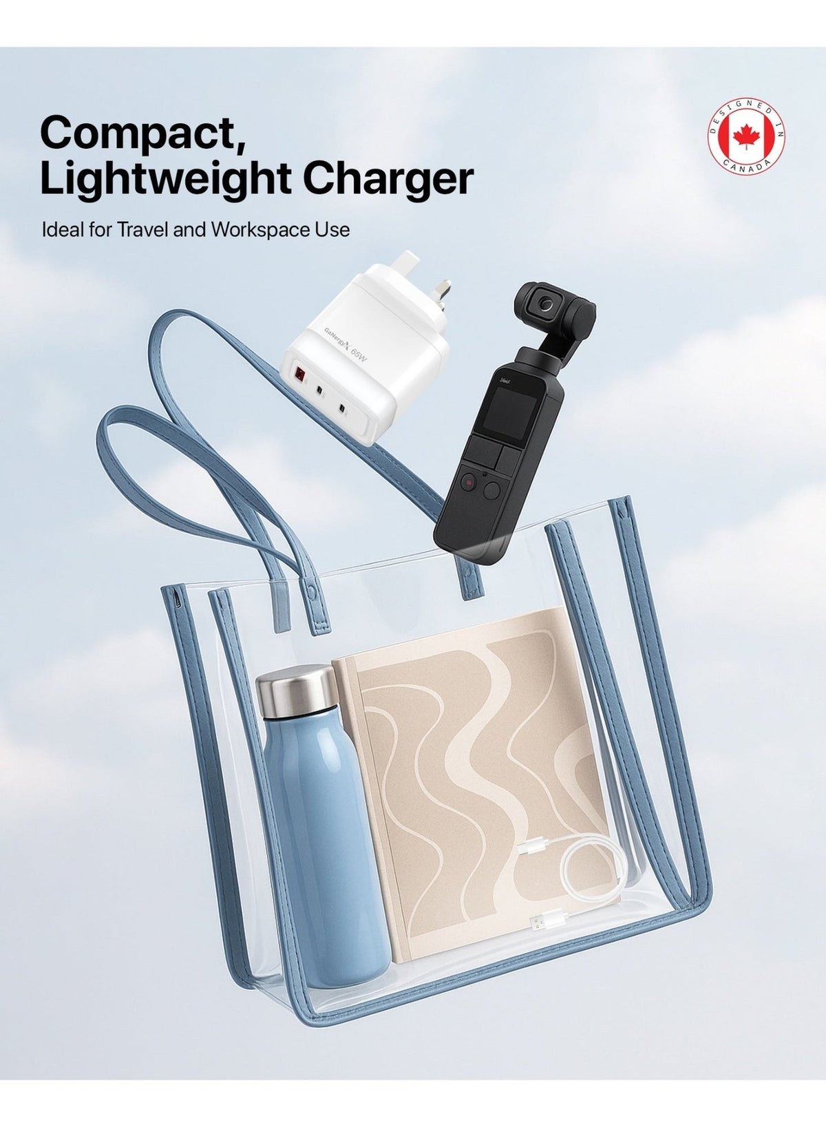 Infinity Voltx-65 65W Gan Wall Charger - White
