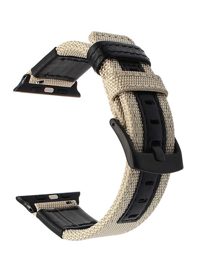 EHOME Replacement Band For Apple Watch Series 4/5 Beige - Image 1