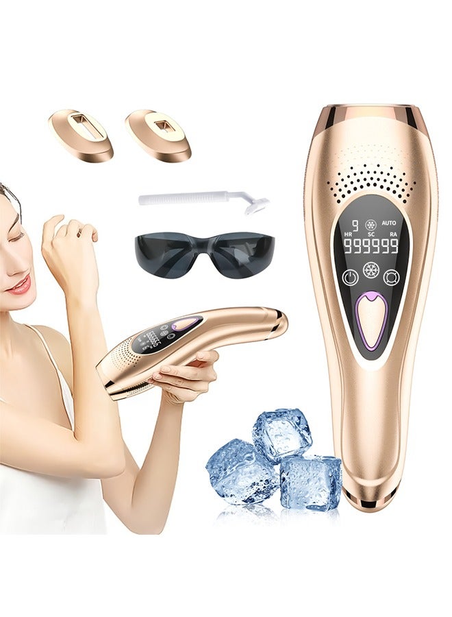 DOMUIK The 3-in-1 Home Laser Hair Removal IPL Device is Suitable for Permanent Painless Hair Removal on the Face, Back, Legs, Arms, Armpits and Bikini Line for Hair Removal, Skin Rejuvenation, Spot and Fine Acne Elimination  - Image 2