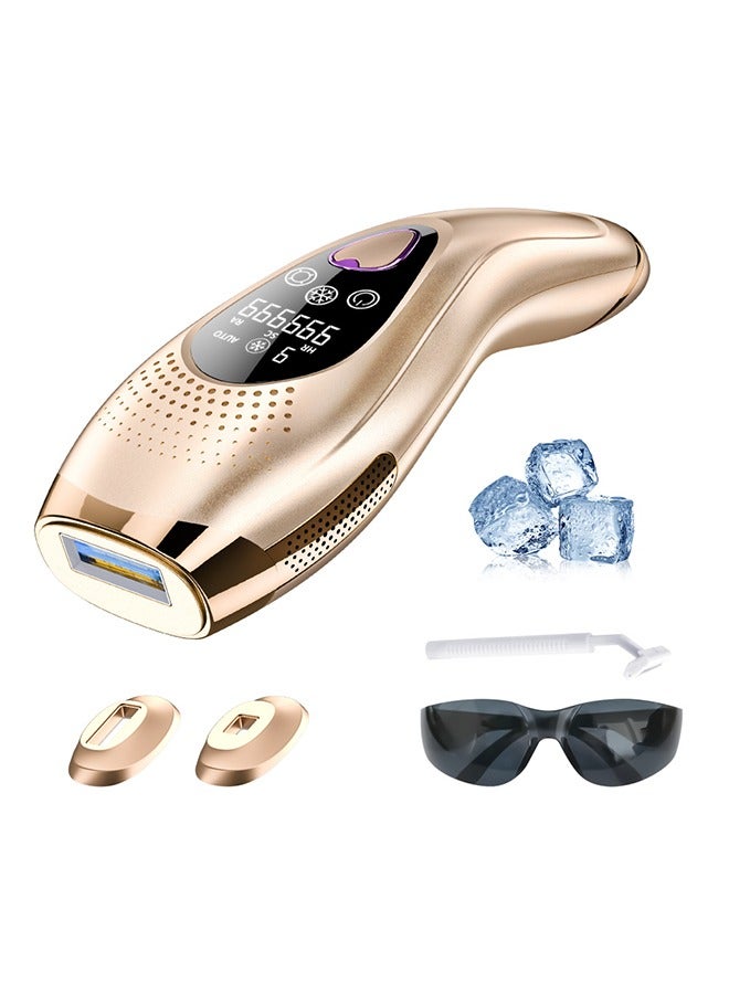 DOMUIK The 3-in-1 Home Laser Hair Removal IPL Device is Suitable for Permanent Painless Hair Removal on the Face, Back, Legs, Arms, Armpits and Bikini Line for Hair Removal, Skin Rejuvenation, Spot and Fine Acne Elimination  - Image 1