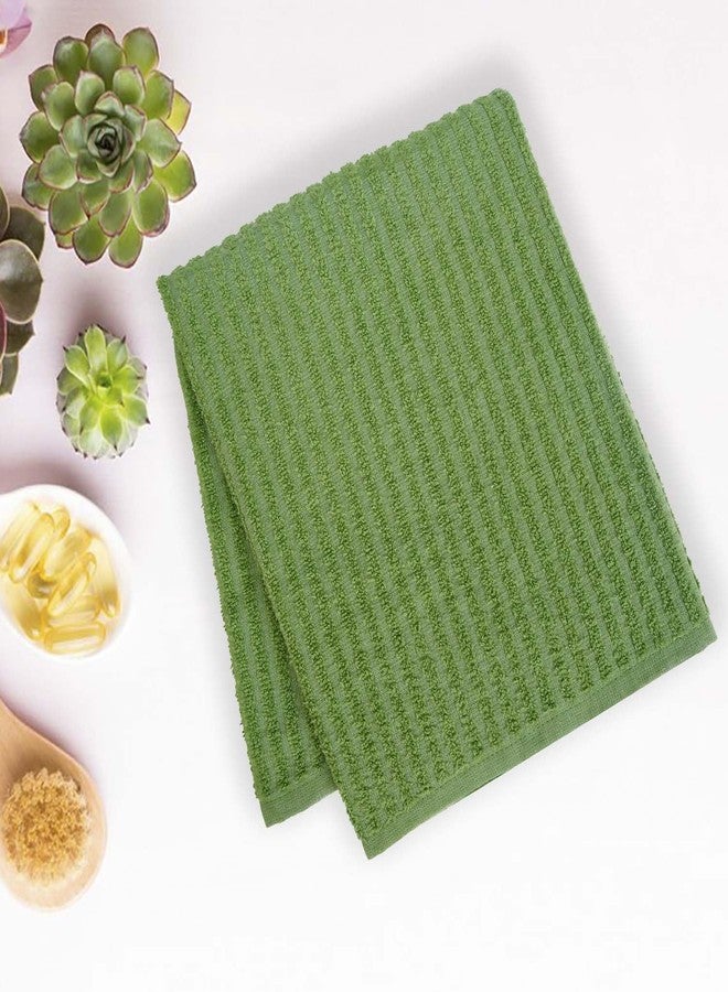 Micro Cotton LuxeLite Versatile Bath Towel | Soft, Quick Drying | Large 58 x 122 | for Gym, Baby, Men, Women (Pack of 2, Green) - Image 2