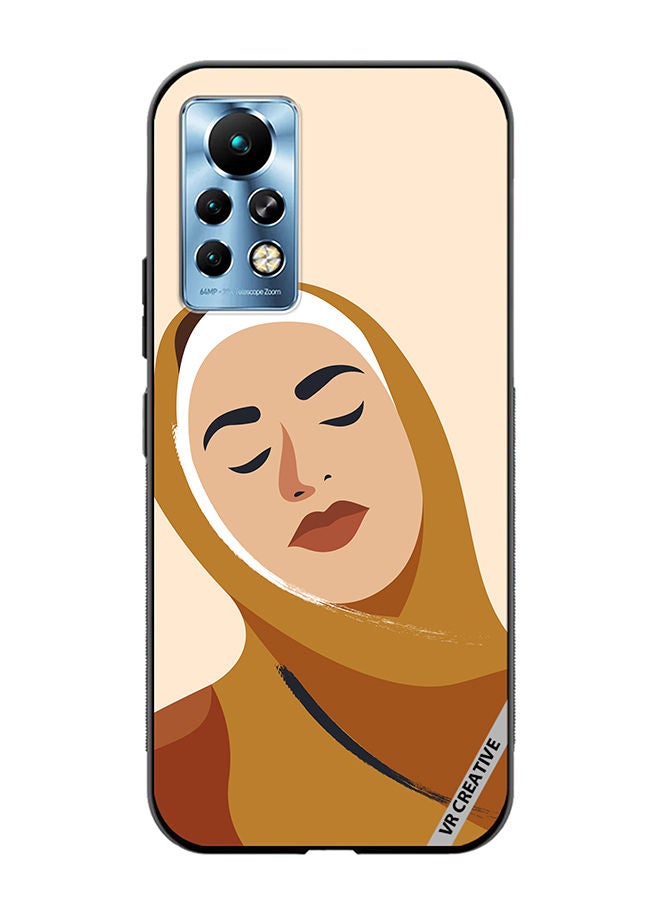 VR CREATIVE Protective Case Cover For Infinix Note 11 Pro Cartoon Woman Shape Design Multicolour - Image 1